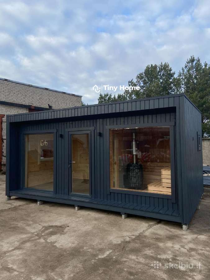 Karkasinė pirtis 20 m2 (Premium) - nuotraukos Nr. 2