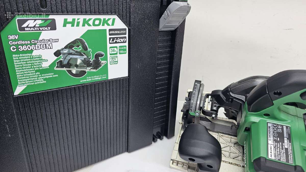 Hikoki 18v, 36v tiesiniai pjuklai krokodilai diski - nuotraukos Nr. 22