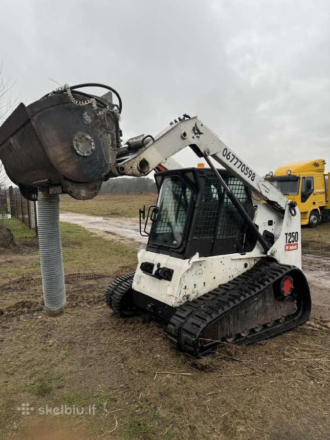 Galingo bobcat ir eskovatoriaus su operatoriu nuom - nuotraukos Nr. 8