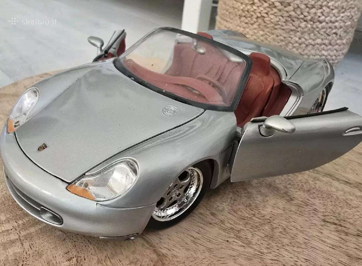 Porsche Boxster 986 modeliukas metalinis 1:18