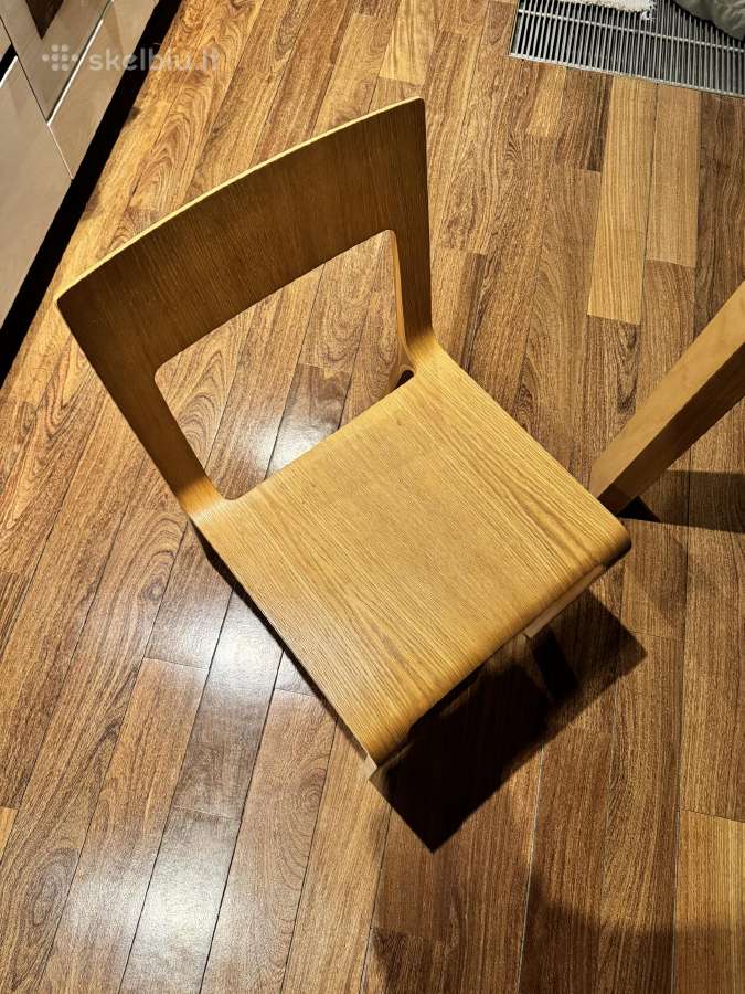Skandinaviško faneros ir medžio masyvo kėdės - nuotraukos Nr. 2