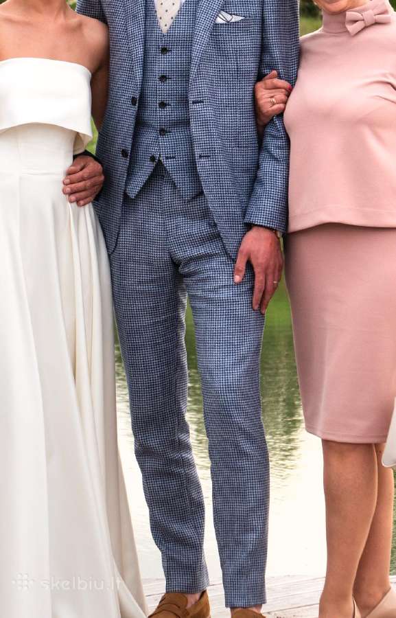 Suit Supply 1k dėvėtas kostiumas + marškiniai