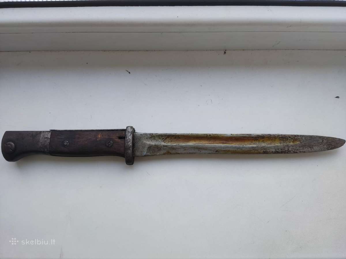 Vokiškas antikvarinis 84/98 mod. durtuvas