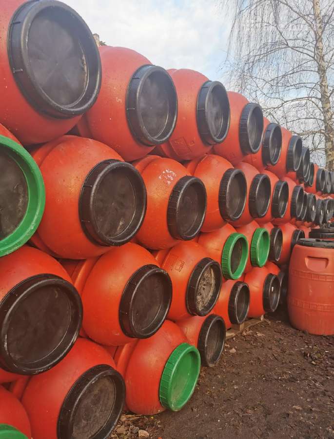 1000l talpos ibc konteineriai, 220l talpos