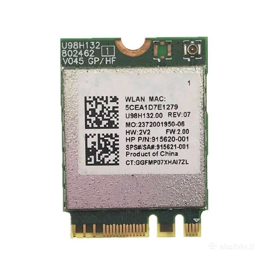 WiFi adapteris su Bluetooth Hp Realtek Rtl8821ce