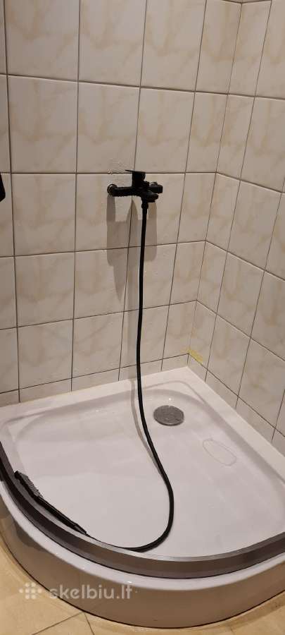 Dušo padėklas 90/90, su deže, nanaudotas