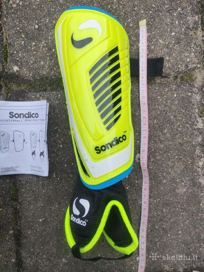 Sondico futbolo ant kojų/ blauzdų dedamos apsaugos - nuotraukos Nr. 6