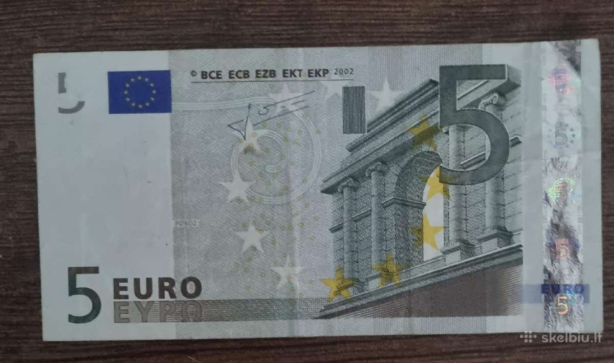 2002 metų 5 eurai - nuotraukos Nr. 3