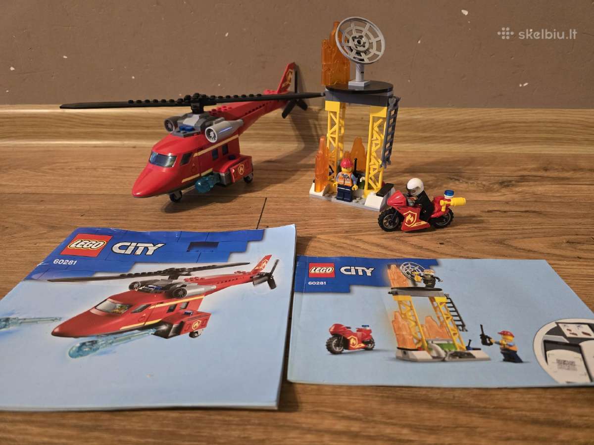 Lego 60281 City Ugniagesių sraigtasparnis