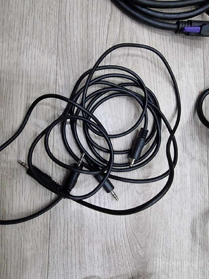 Laidai, 3.5mm, rca, maitinimo, tulpės - nuotraukos Nr. 2