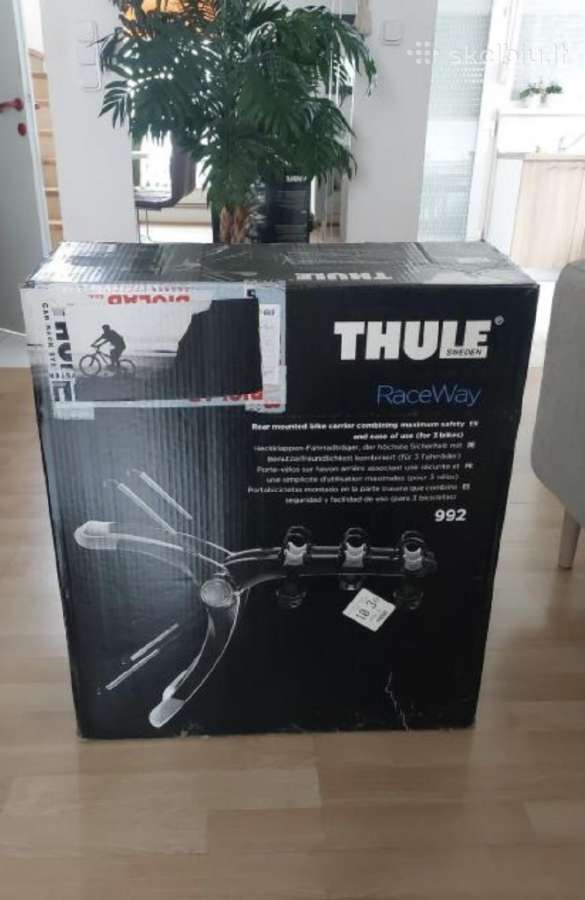 Naujas Thule 992 Raceway 3 dviračiams vežti - nuotraukos Nr. 3