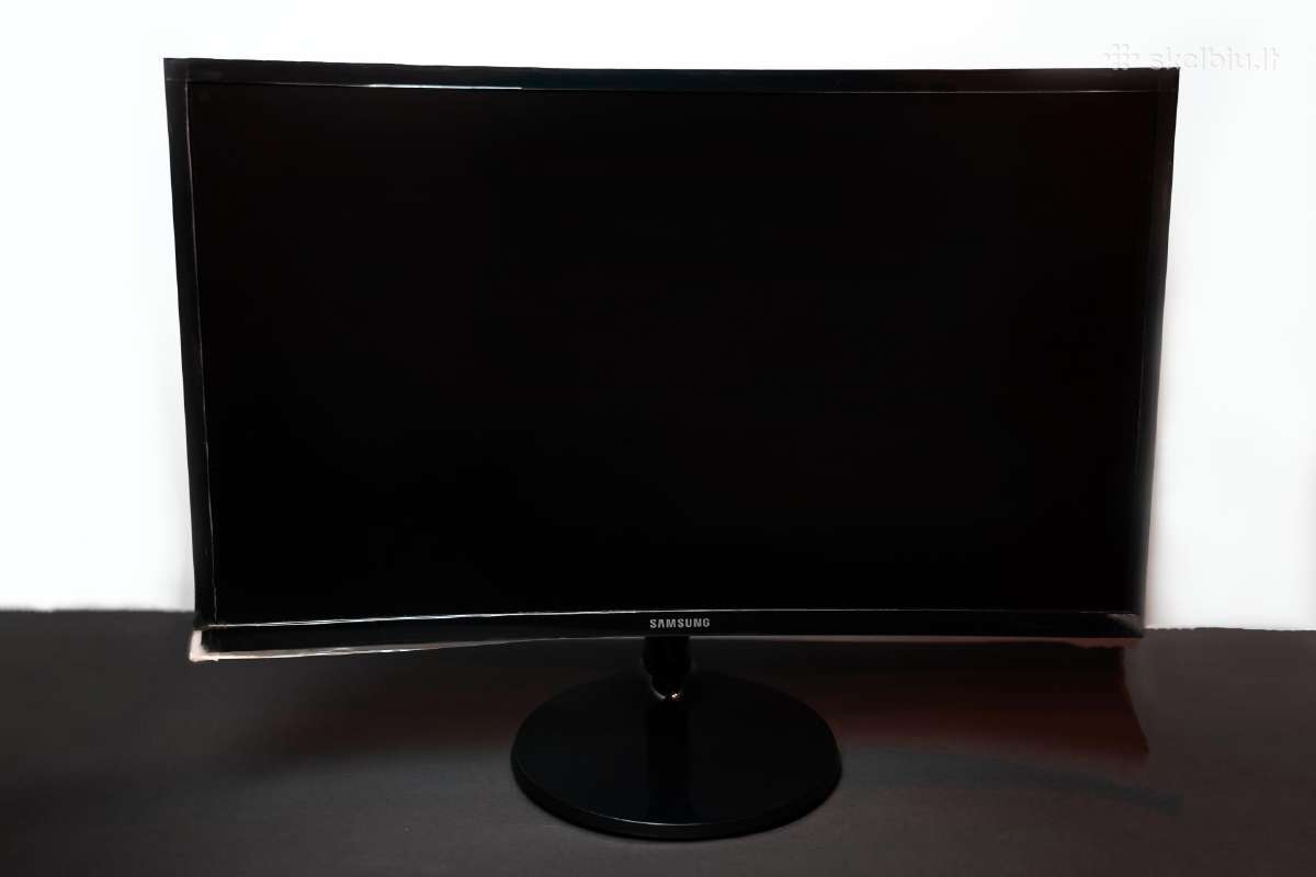 Lenktas Samsung monitorius C24f390fhu, 24"