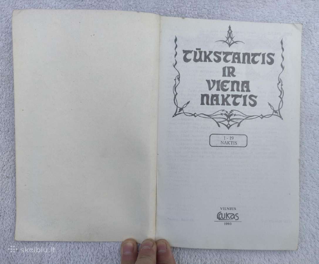 Sena,geros būklės knyga"tūkstantis ir viena naktis - nuotraukos Nr. 3