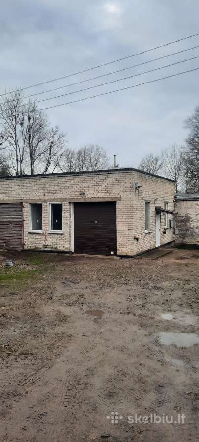 Išnuomojama patalpa-garažas su aikštele