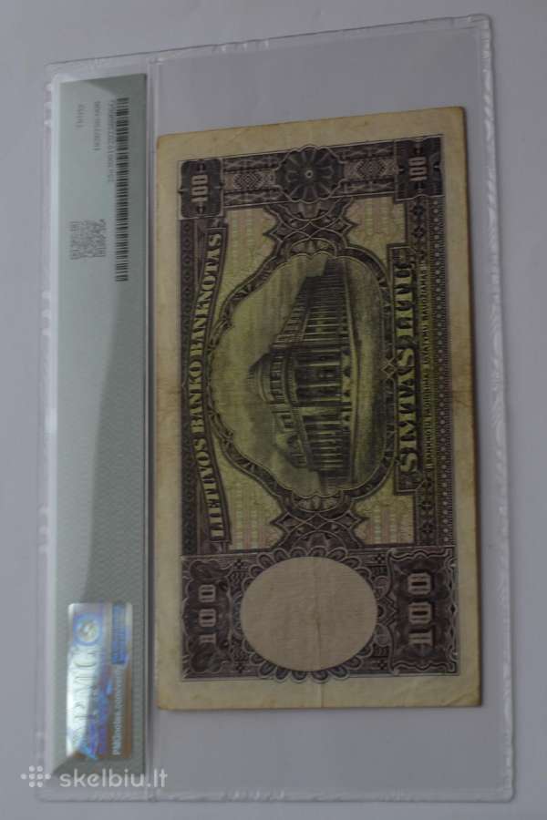 100 Litu 1928 m. - nuotraukos Nr. 2