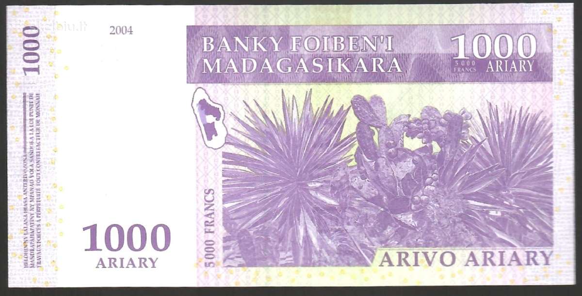Madagaskaro banknotai - nuotraukos Nr. 4