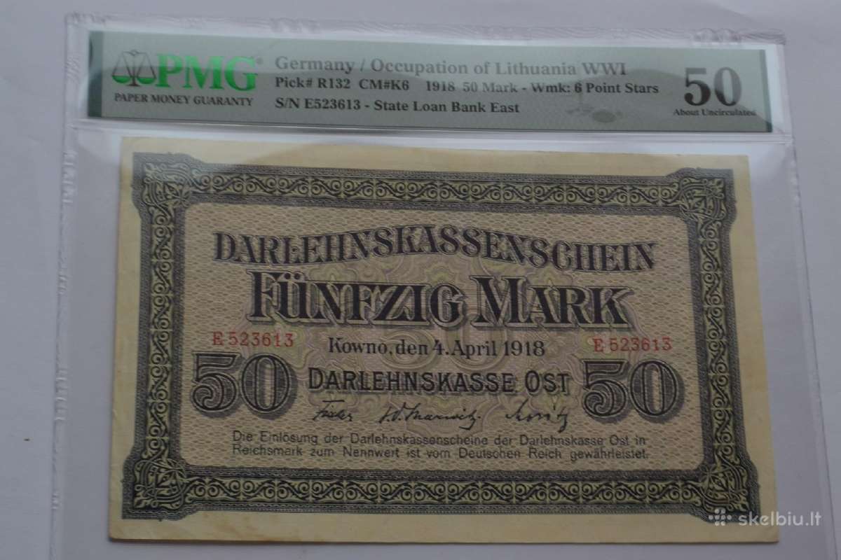 50 Ost Markiu 1918 m.kaunas