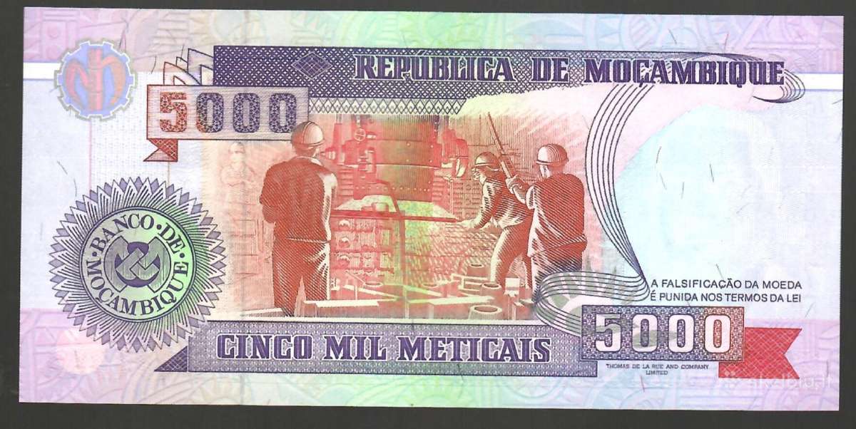 Mozambiko banknotai - nuotraukos Nr. 2