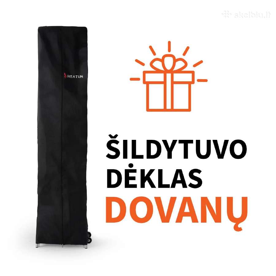 Dujinis šildytuvas piramidė terasai - Juodas - nuotraukos Nr. 3