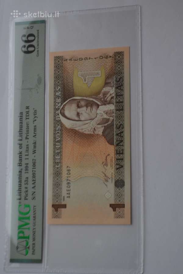 1 litas 1994 m.zemaite .