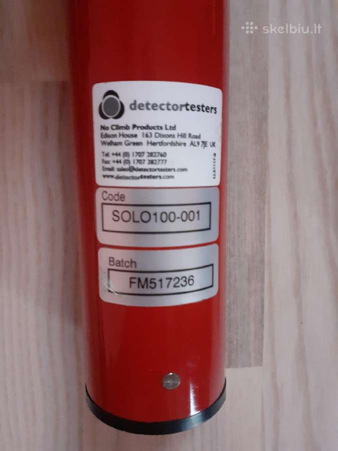 Solo Testifire dūmų ir karščio daviklių testeris - nuotraukos Nr. 7