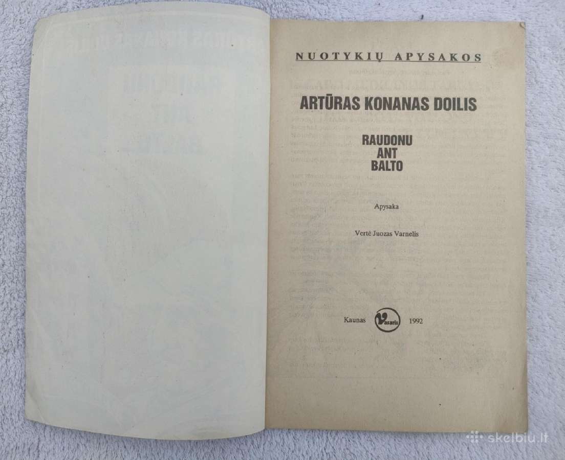 Artūras Konanas Doilis "Raudonu ant balto" - nuotraukos Nr. 4