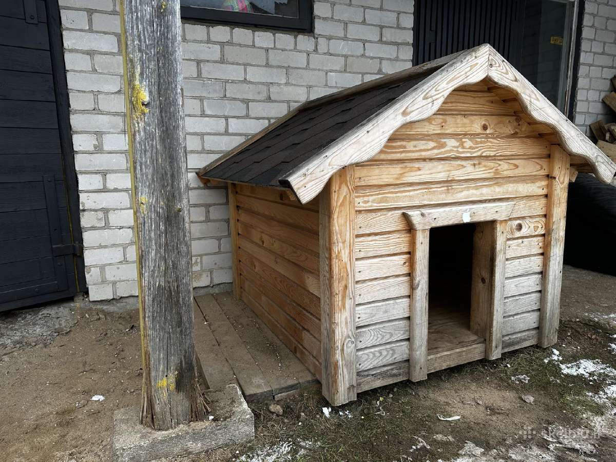 Tvirta,didelė bei šilta būda