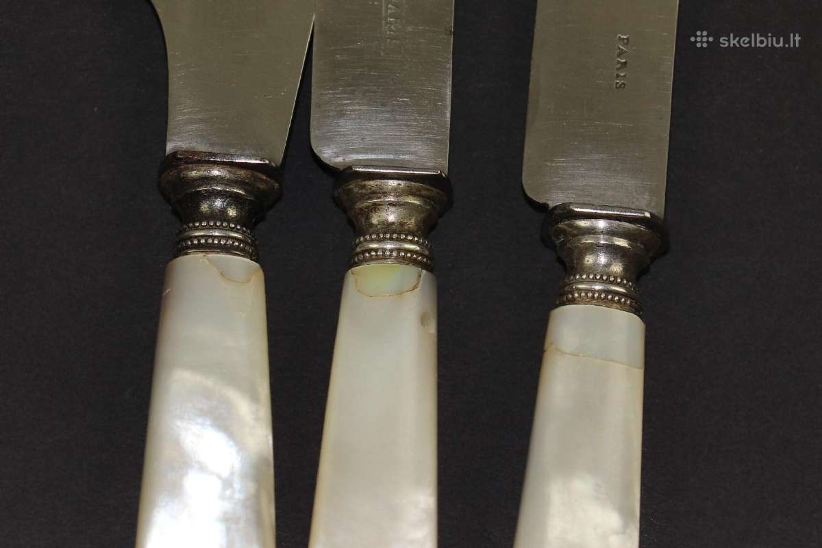 Peiliai ,šakutės ,metalas ,perlamutras kaina 30 eu - nuotraukos Nr. 10