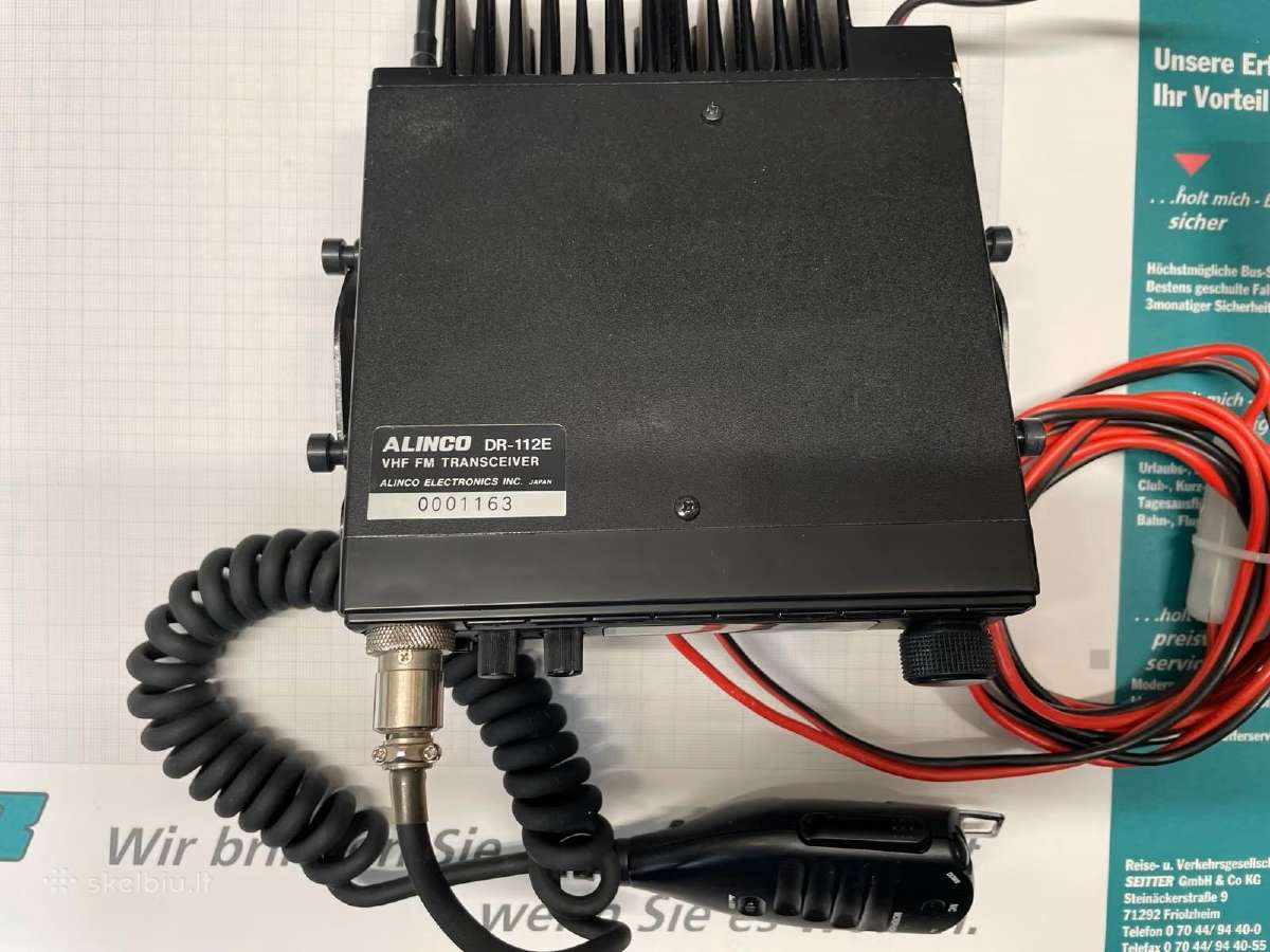 Alinco Dr112 e transiveris - nuotraukos Nr. 2