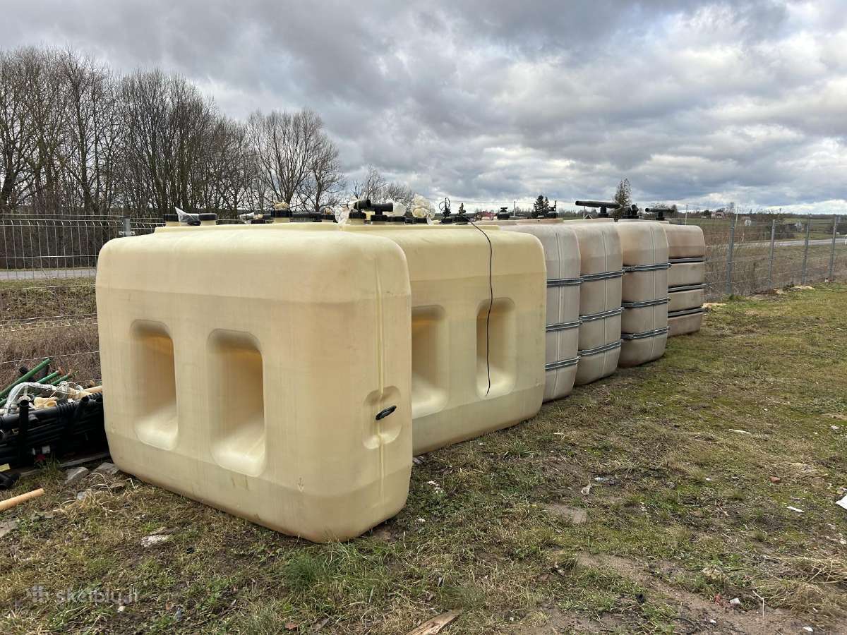 Talpos, bačkos skystam kurui vandeniui750-3000ltr - nuotraukos Nr. 3