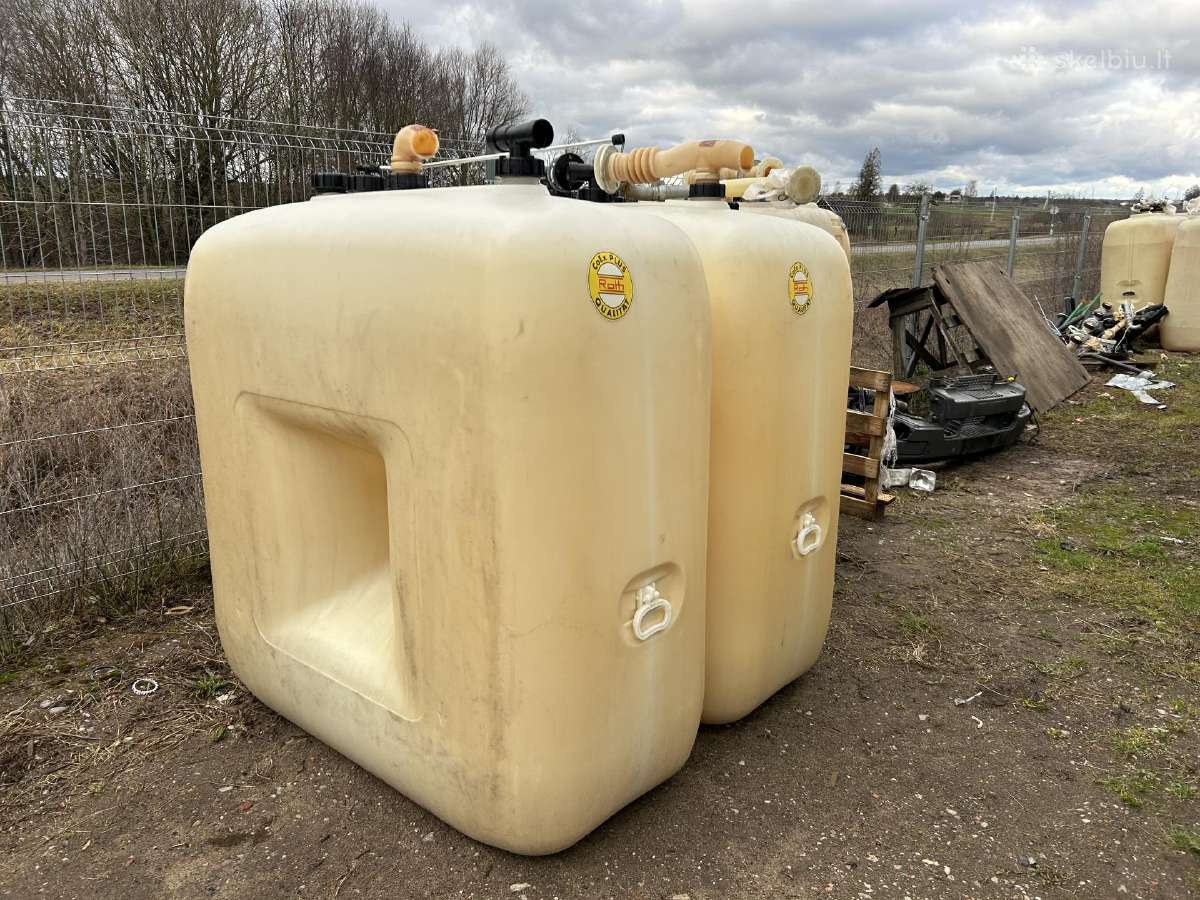 Talpos, bačkos skystam kurui vandeniui750-3000ltr - nuotraukos Nr. 15