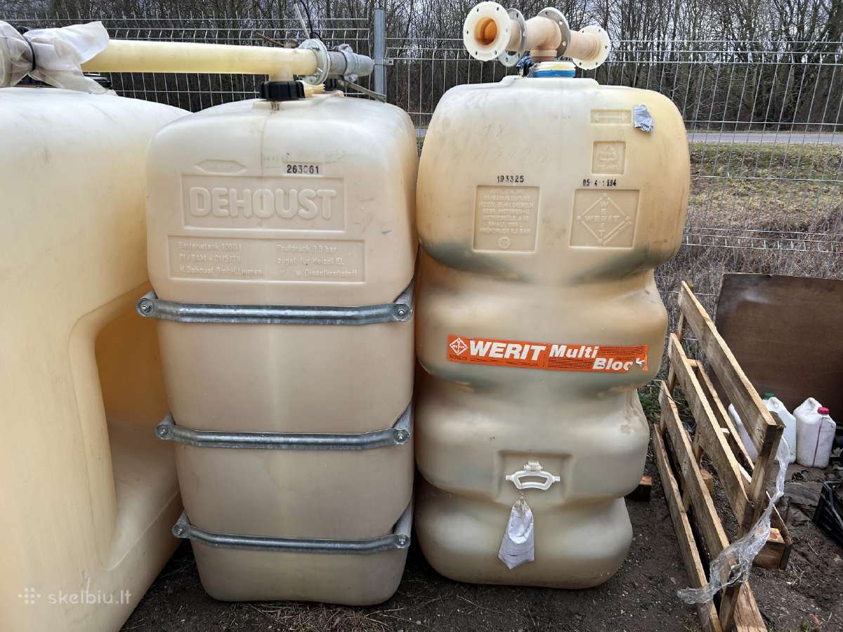 Talpos, bačkos skystam kurui vandeniui750-3000ltr - nuotraukos Nr. 16