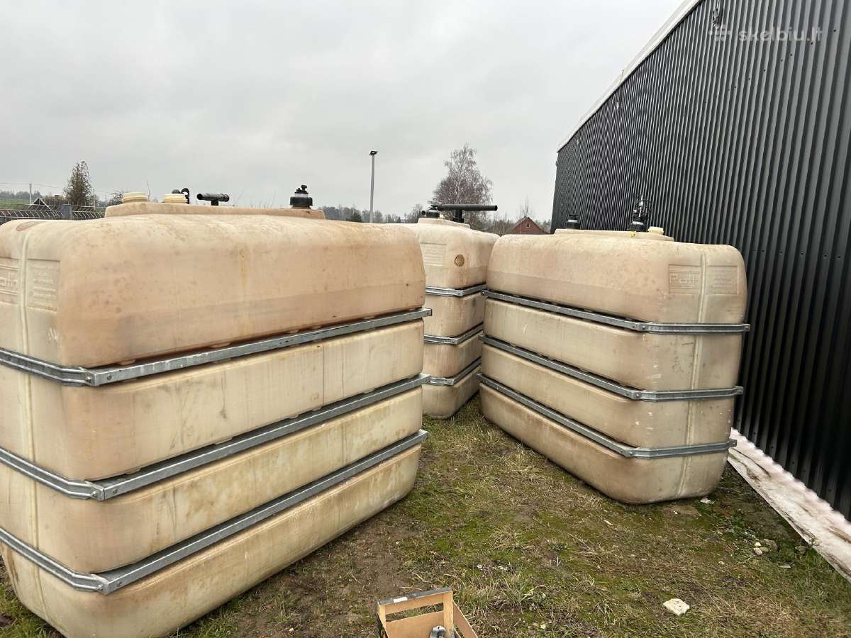 Talpos, bačkos skystam kurui vandeniui750-3000ltr - nuotraukos Nr. 18