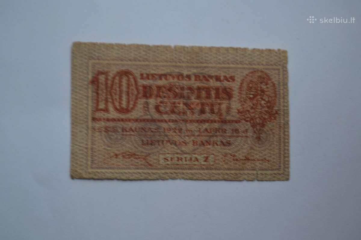 10 Centu 1922 m.