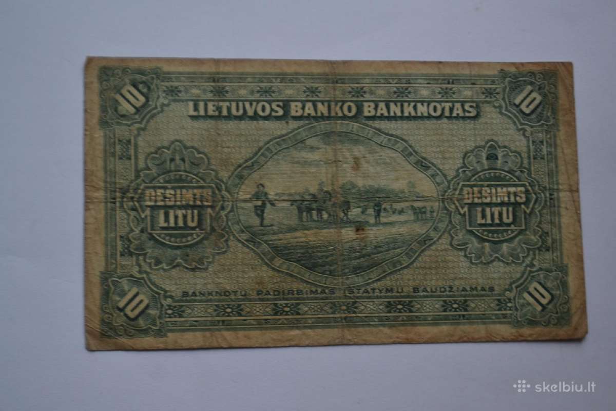 10 Litu 1927 m. - nuotraukos Nr. 2