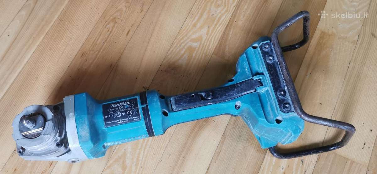 Akumuliatorinis kampinis šlifuoklis Makita Dga900