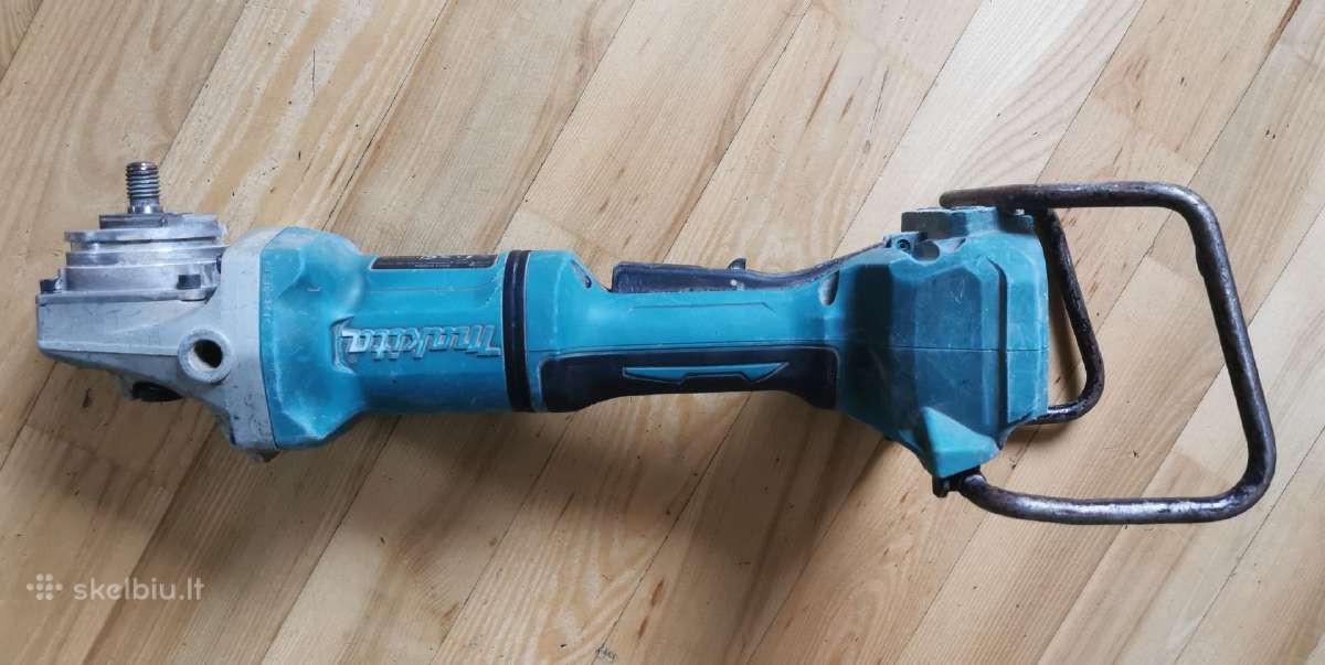 Akumuliatorinis kampinis šlifuoklis Makita Dga900 - nuotraukos Nr. 4