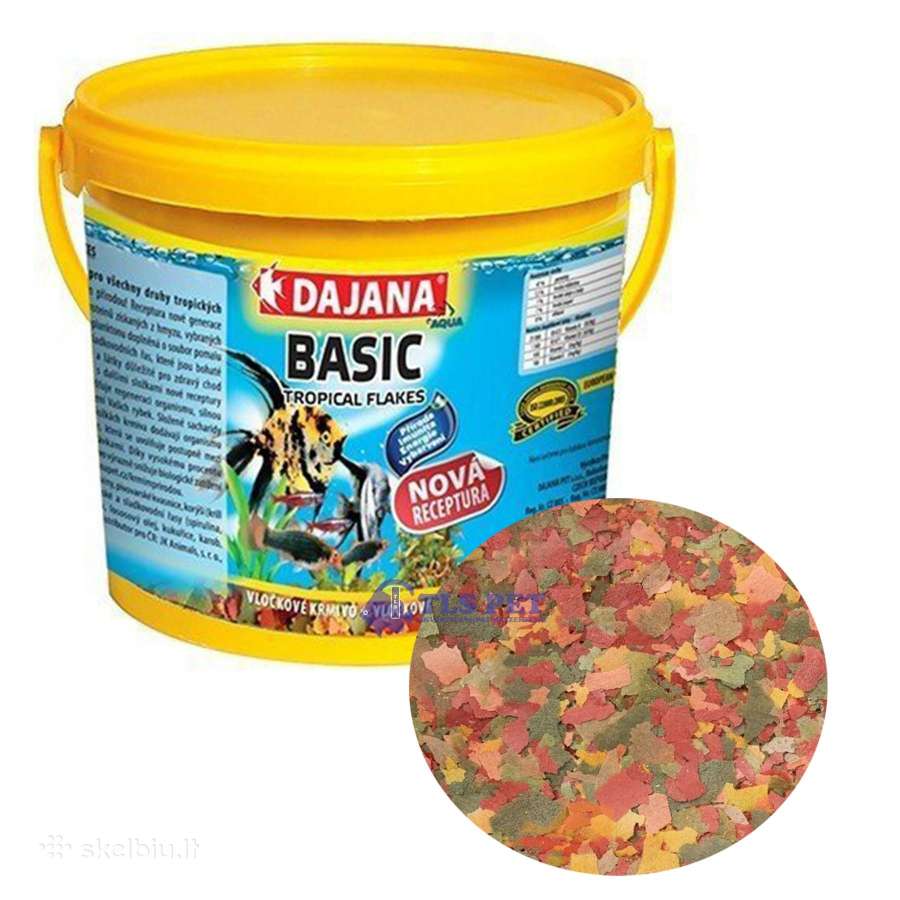 Įvairus maistas žuvims