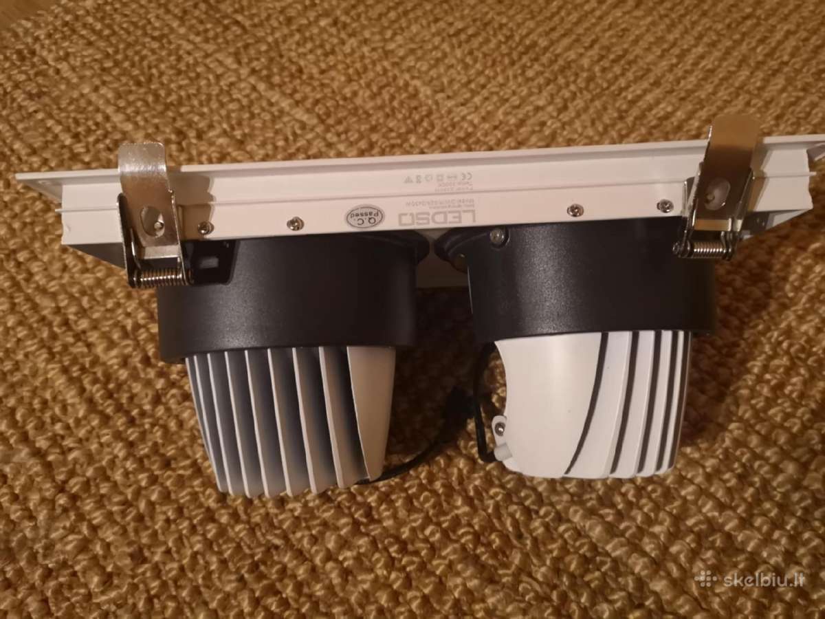 Įmontuojamas taškinis šviestuvas 2x30w - nuotraukos Nr. 3
