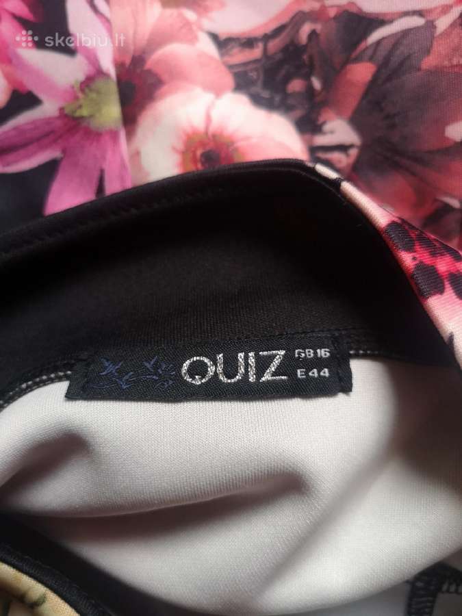 Quiz marga gėlėta midi suknelė - nuotraukos Nr. 9