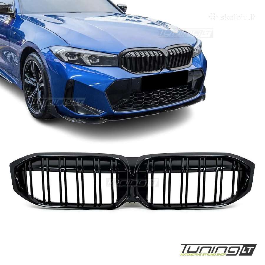 Bmw G20, G21 Lci skirtos juodos Priekinės Grotelės