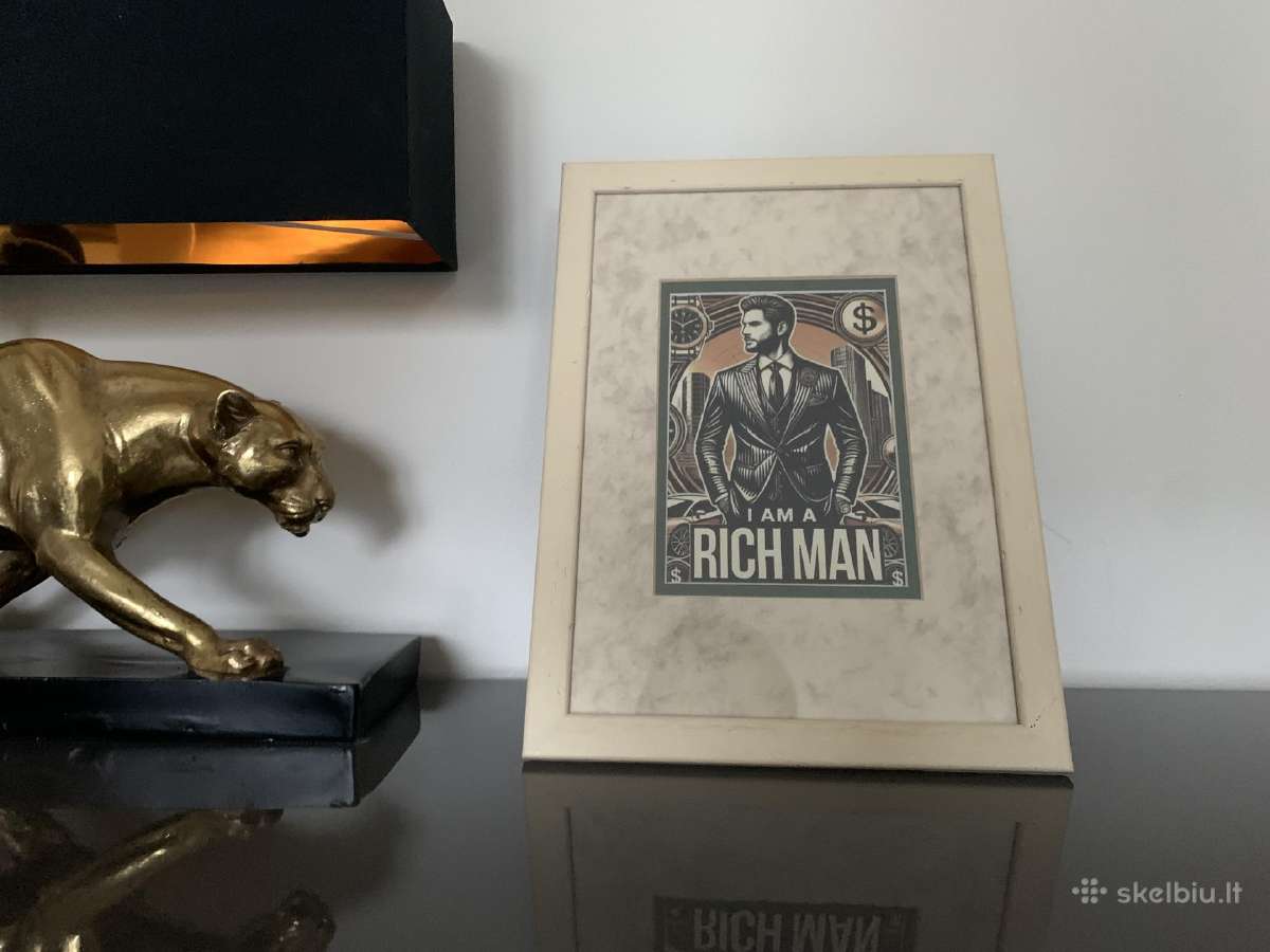 Reprodukcija I am a rich man - nuotraukos Nr. 5