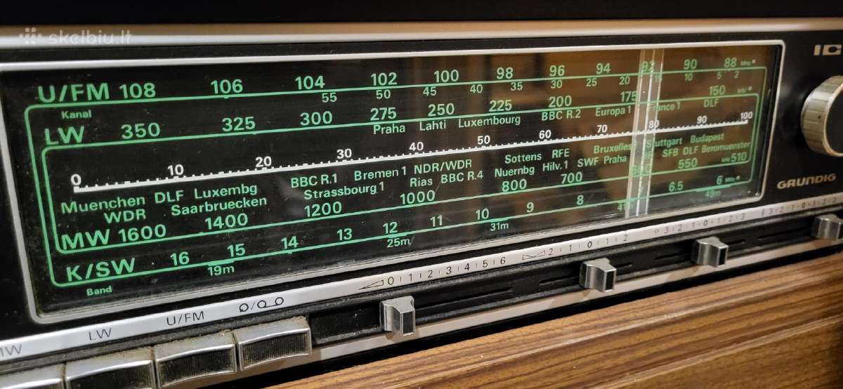 Retas senovinis Grundig stereo su patefonu - nuotraukos Nr. 4