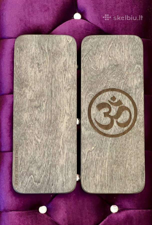 Sadhu lentos - Om (Graphite) 8 mm - nuotraukos Nr. 2