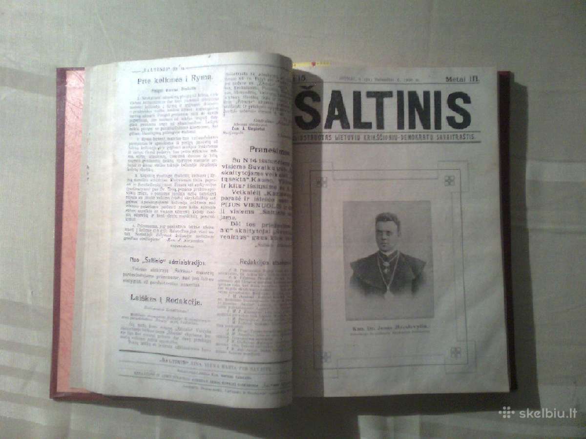 "Šaltinis" įrištas komplektas 1908 m.