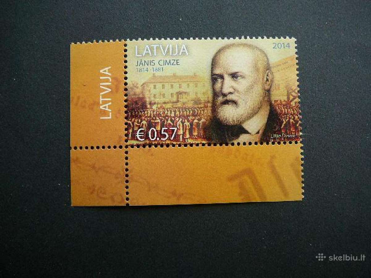 Latvija 2014 Kompozitorius Muzika Mnh llt913