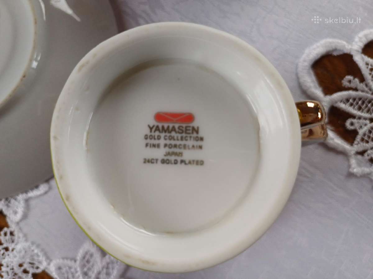 2vnt. Japoniškų puodelių ir lėkštučių duetai - nuotraukos Nr. 7