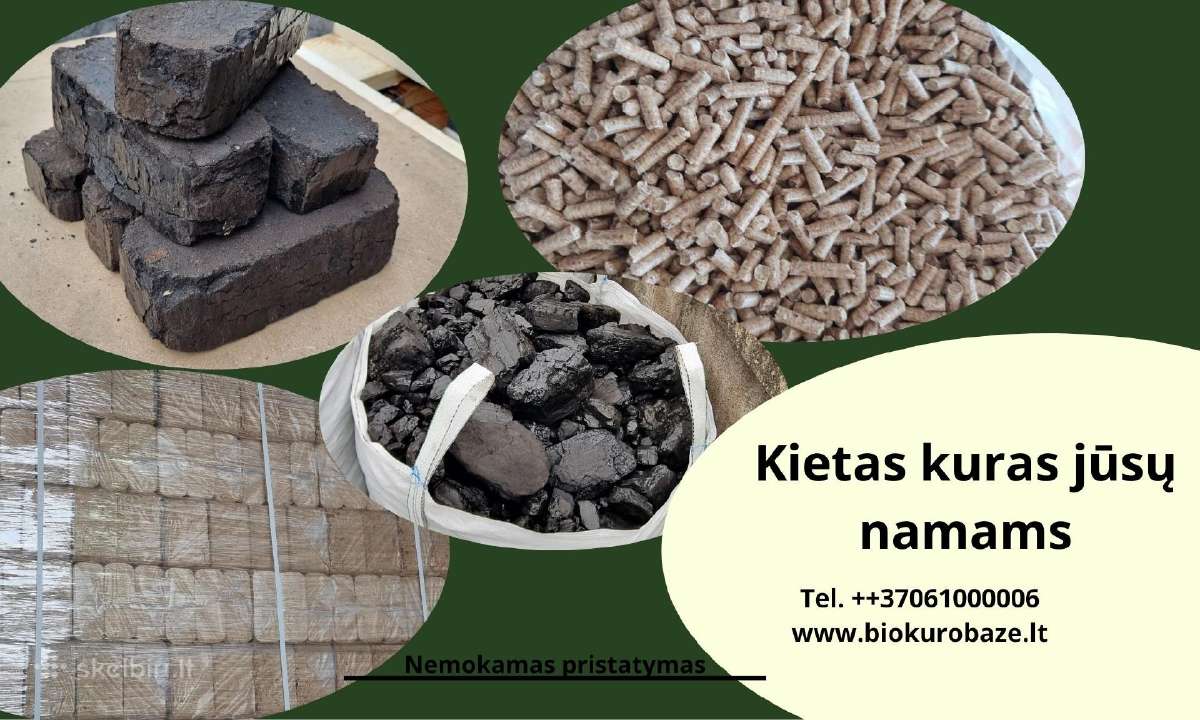 Briketai ,Granulės , Anglis