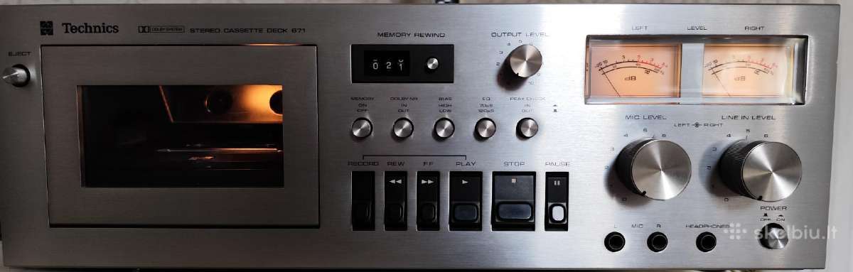 Kasetine deka Technics 671