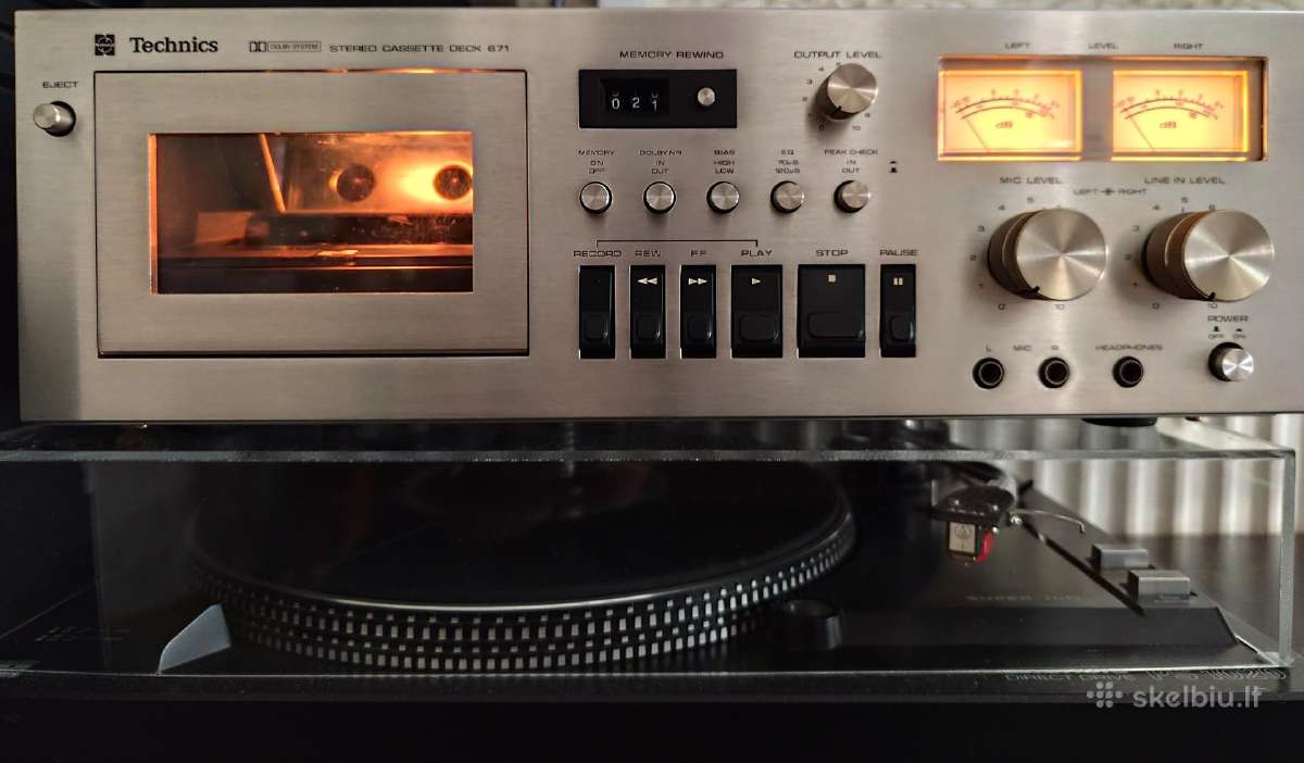 Kasetine deka Technics 671 - nuotraukos Nr. 2